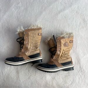 Sorel Waterproof Womens TOFONO II WP CURRY FAWN TALL WINTER CASUAL BOOTS‎ Size 5
